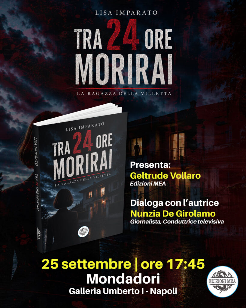 TRA 24 ORE MORIRAI di Lisa Imparato