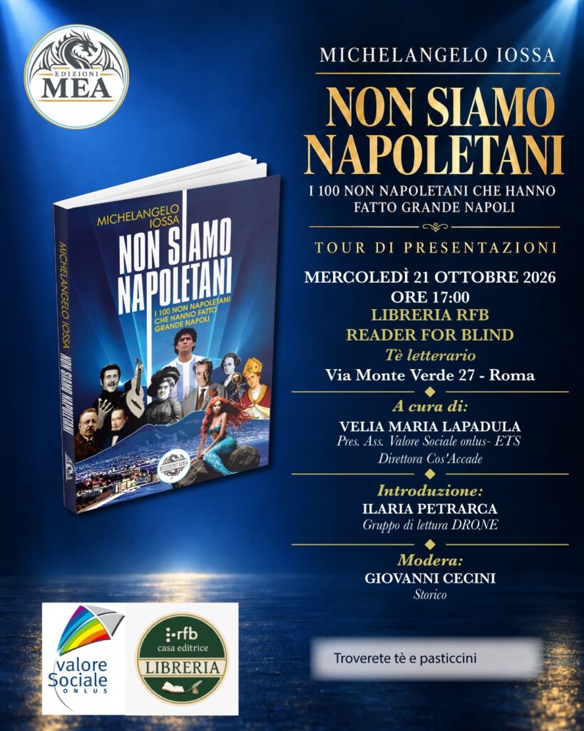Michelangelo Iossa presso la libreria RFB a Roma