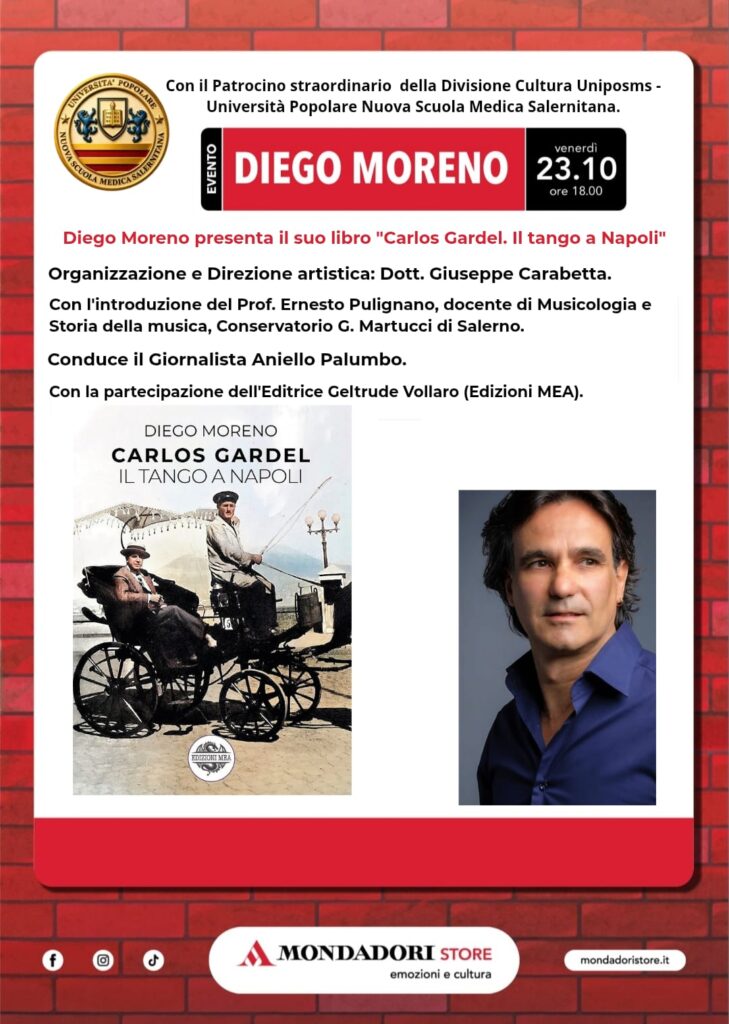Diego Moreno alla libreria Mondadori di Salerno